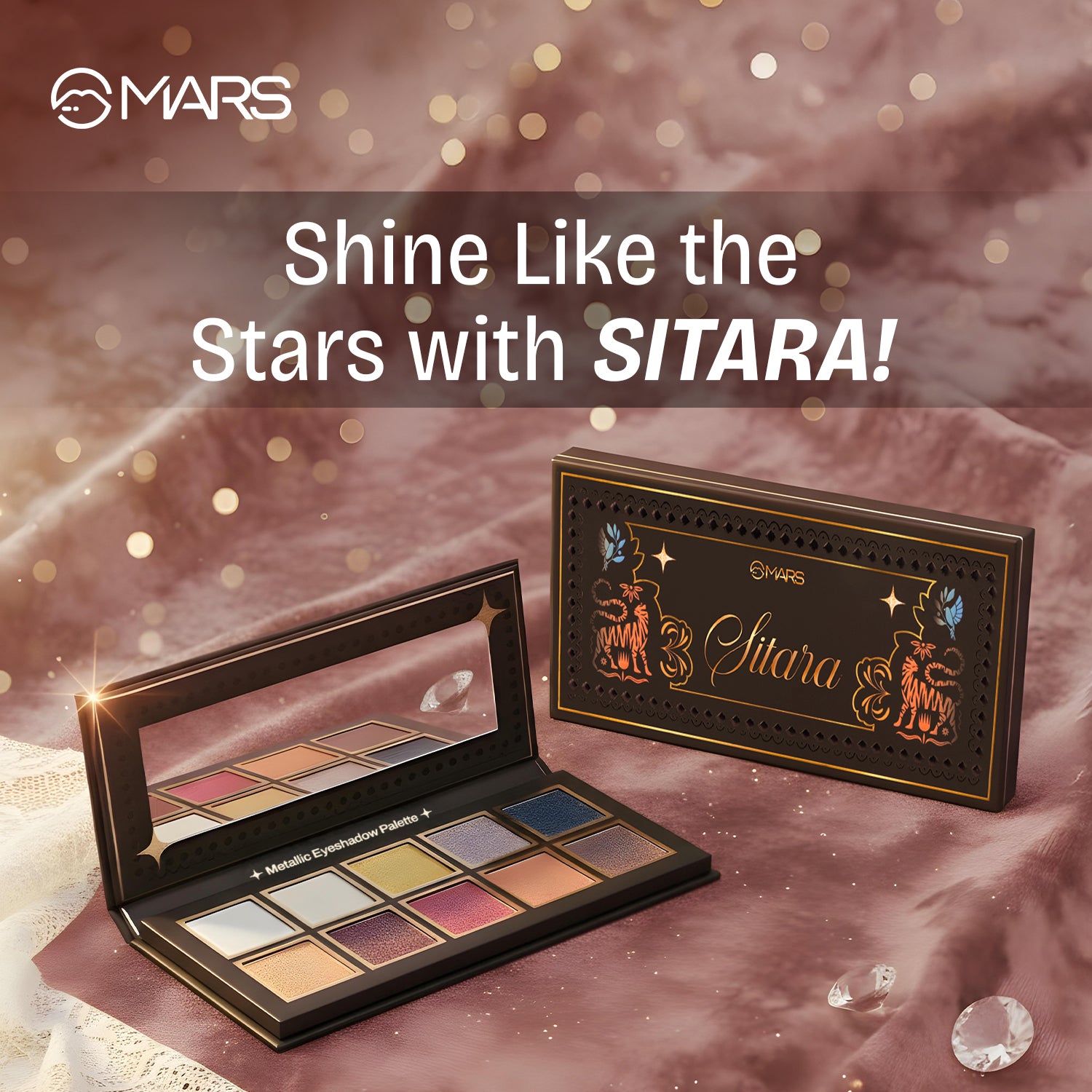 Sitara | Metallic Eyeshadow Palette