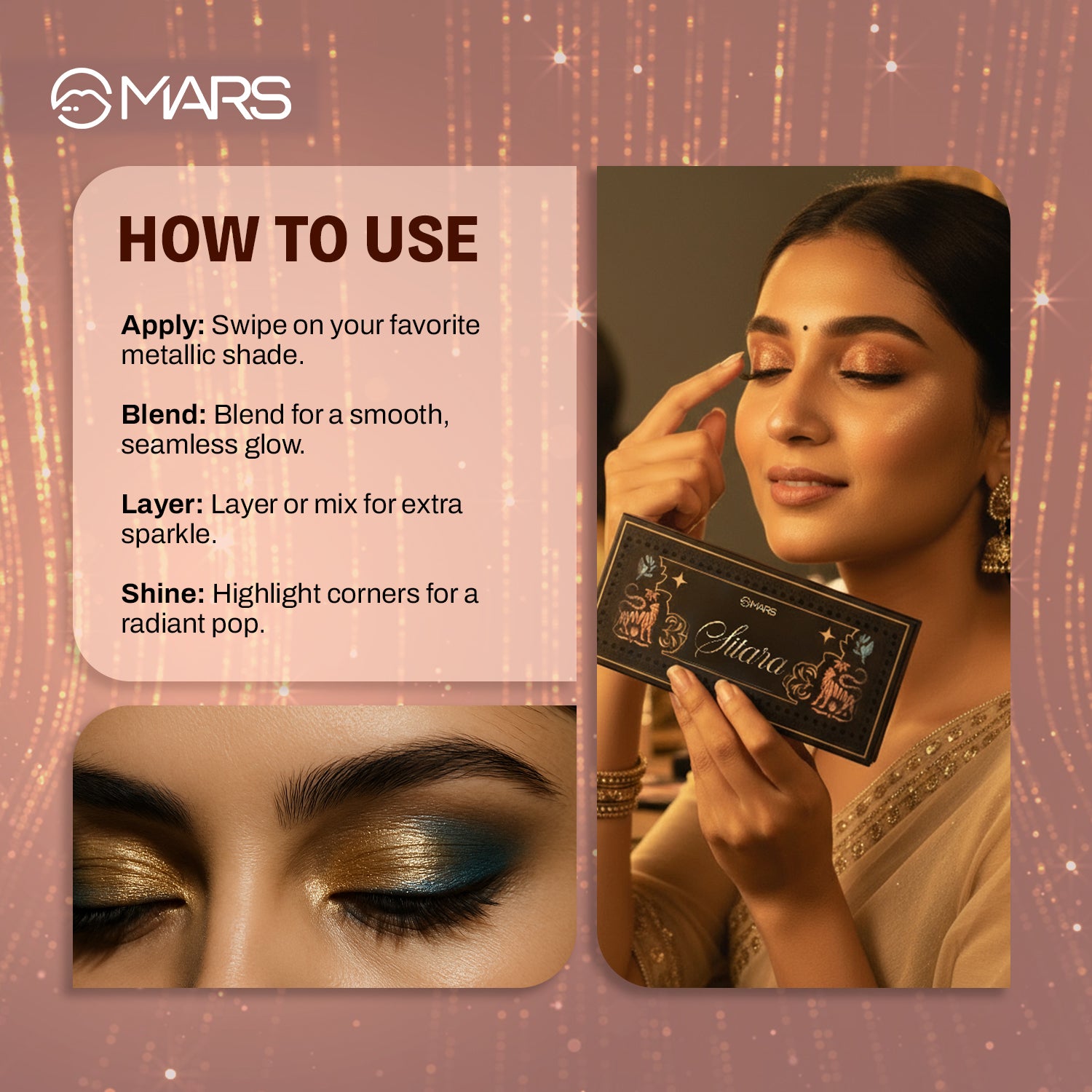 Sitara | Metallic Eyeshadow Palette