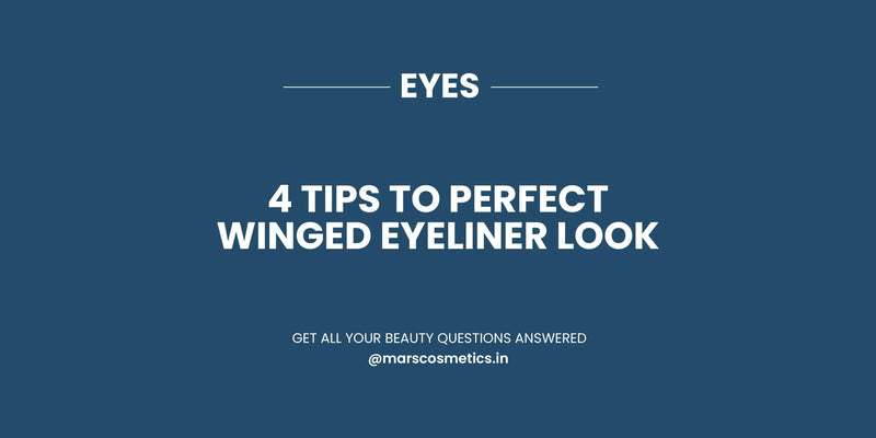 4 Tips to create the perfect winged eyeliner look. - MARS Cosmetics