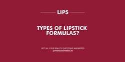 Types of Lipstick Formulation - MARS Cosmetics