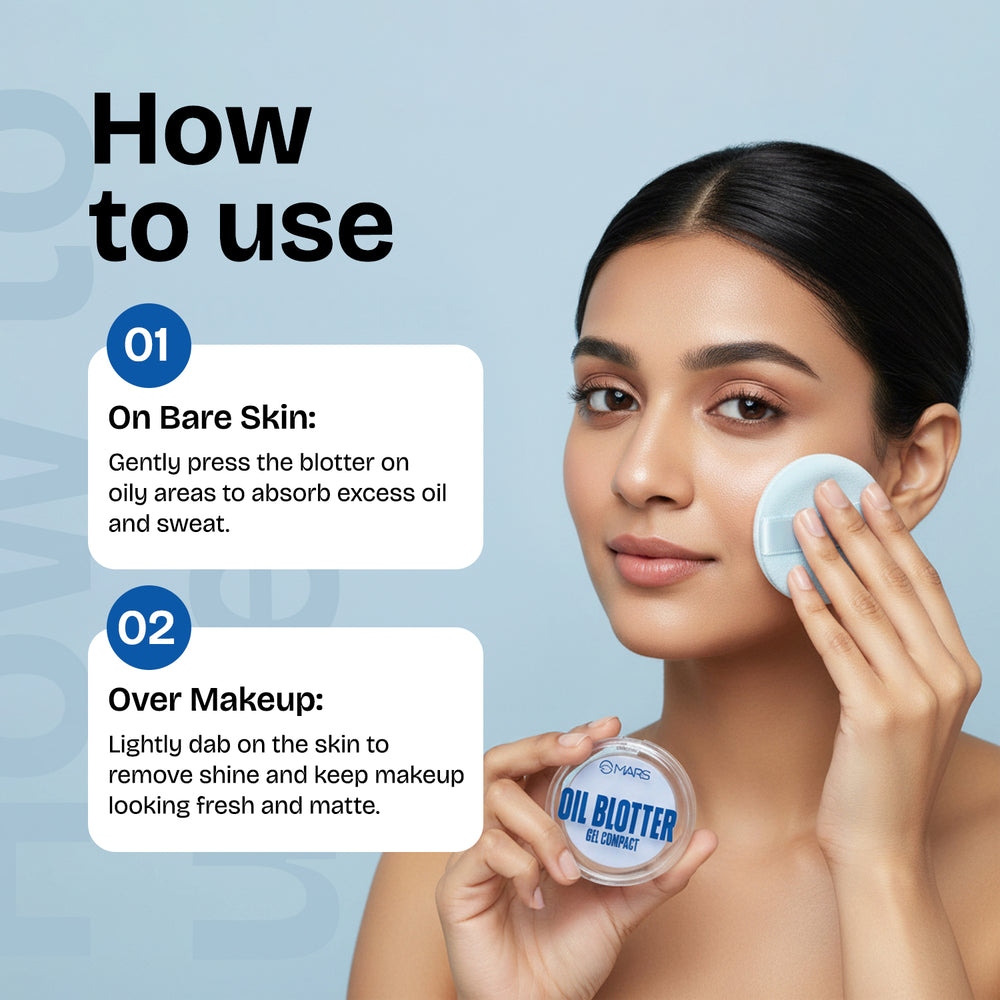 Oil Blotter Gel Compact India — Best for Oily Skin | MARS Cosmetics ...