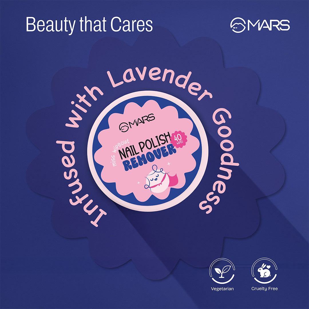 മിസ് വൈപ്പ് ഔട്ട് | അസെറ്റോൺ രഹിത നെയിൽ പോളിഷ് റിമൂവർ വൈപ്പുകൾ