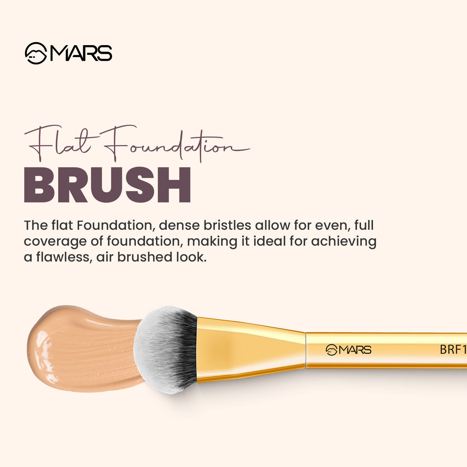Artist's Arsenal Brush | Flat Foundation Brush