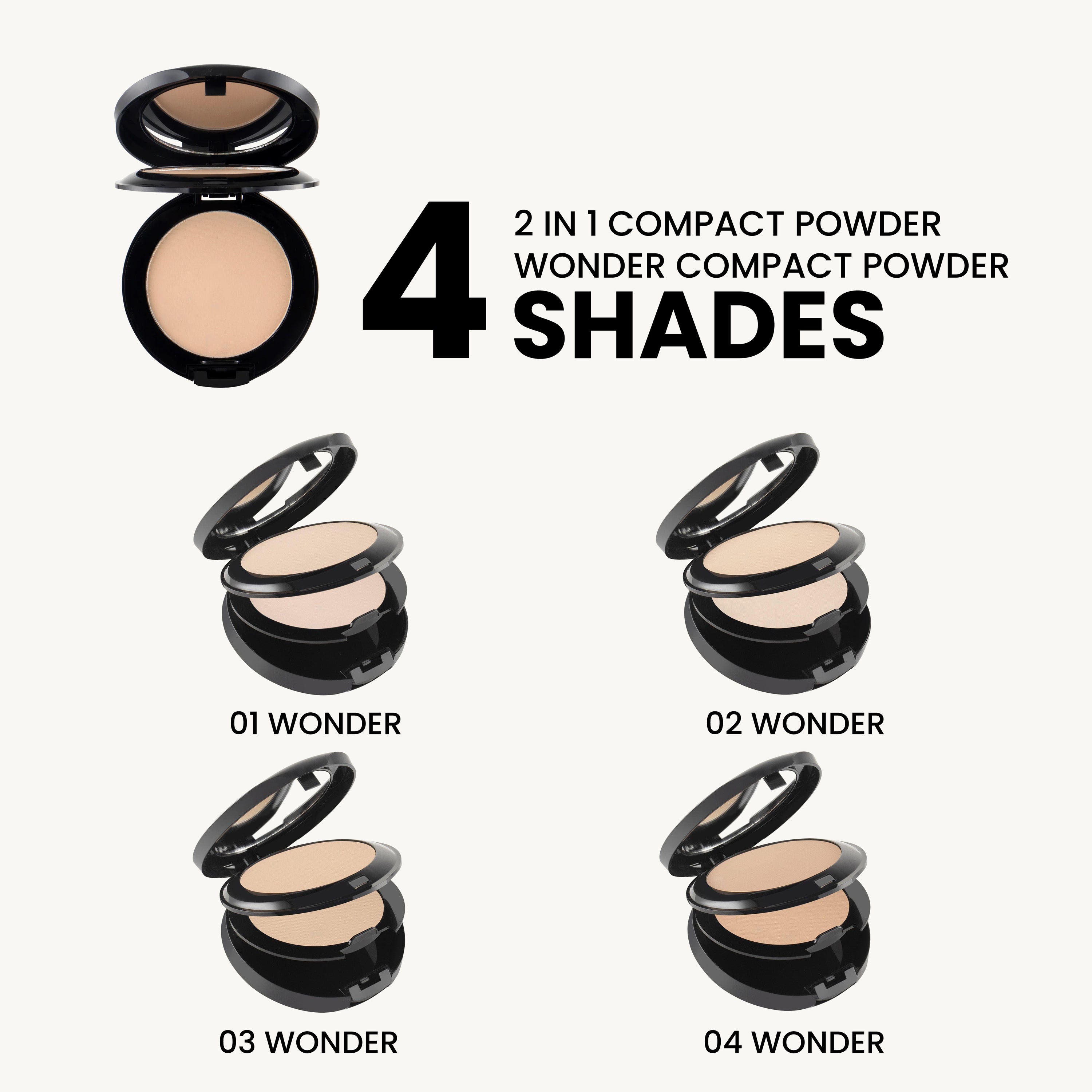 2 in 1 Compact Powder | Wonder Compact Powder