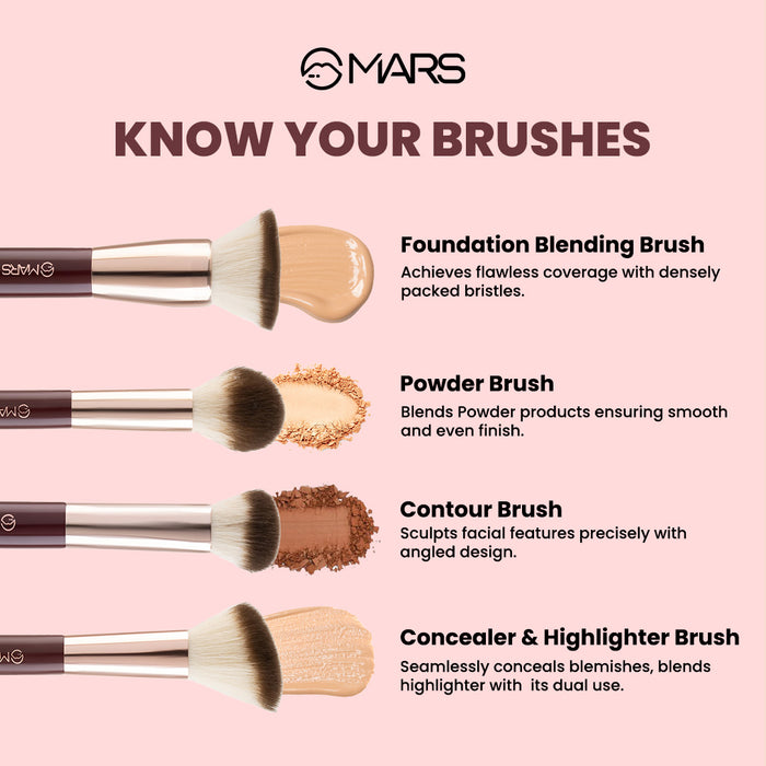 Professional Brush Set | Pack of 12 – MARS Cosmetics