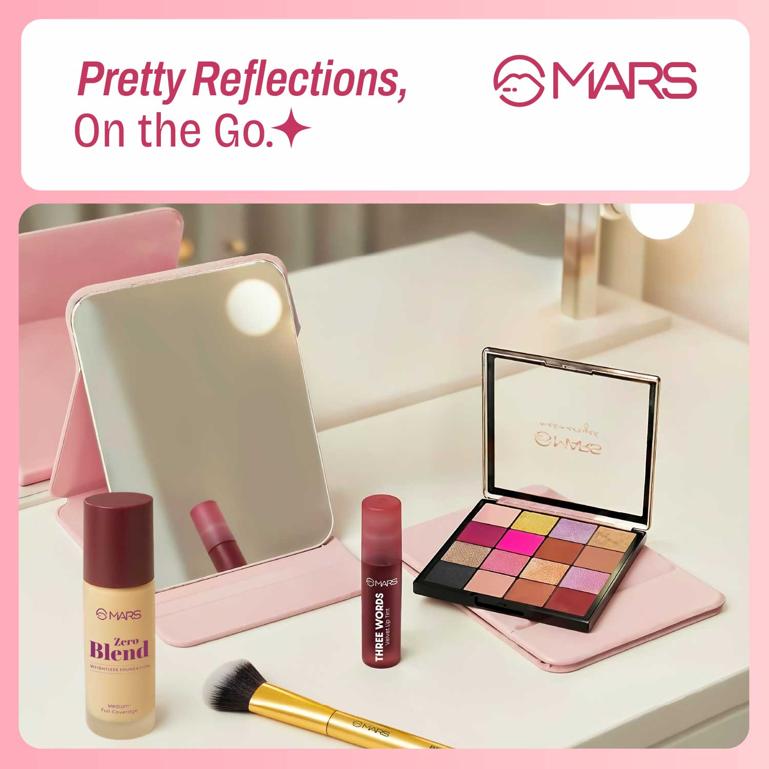 Foldie | Foldable Makeup Mirror