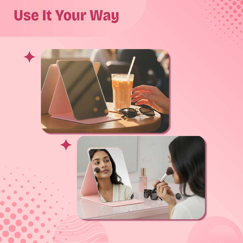 Foldie | Foldable Makeup Mirror