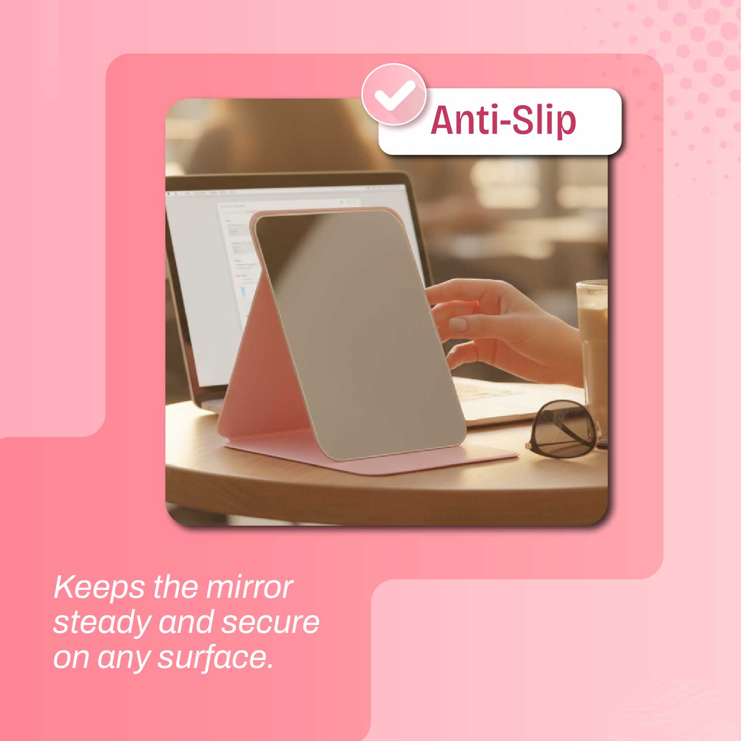 Foldie | Foldable Makeup Mirror