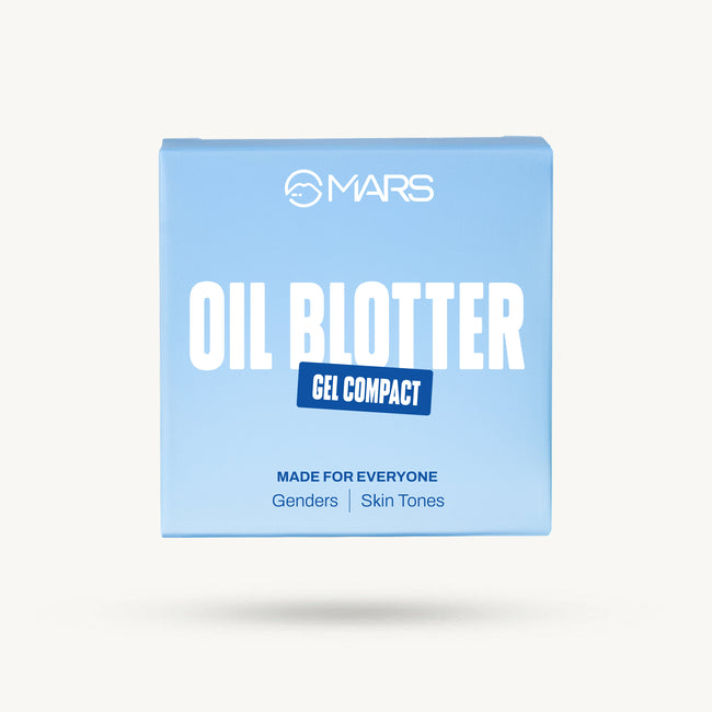 MARS Oil Blotter Gel Compact — Absorbs midday oil without stripping makeup | Best for oily skin in India ₹399