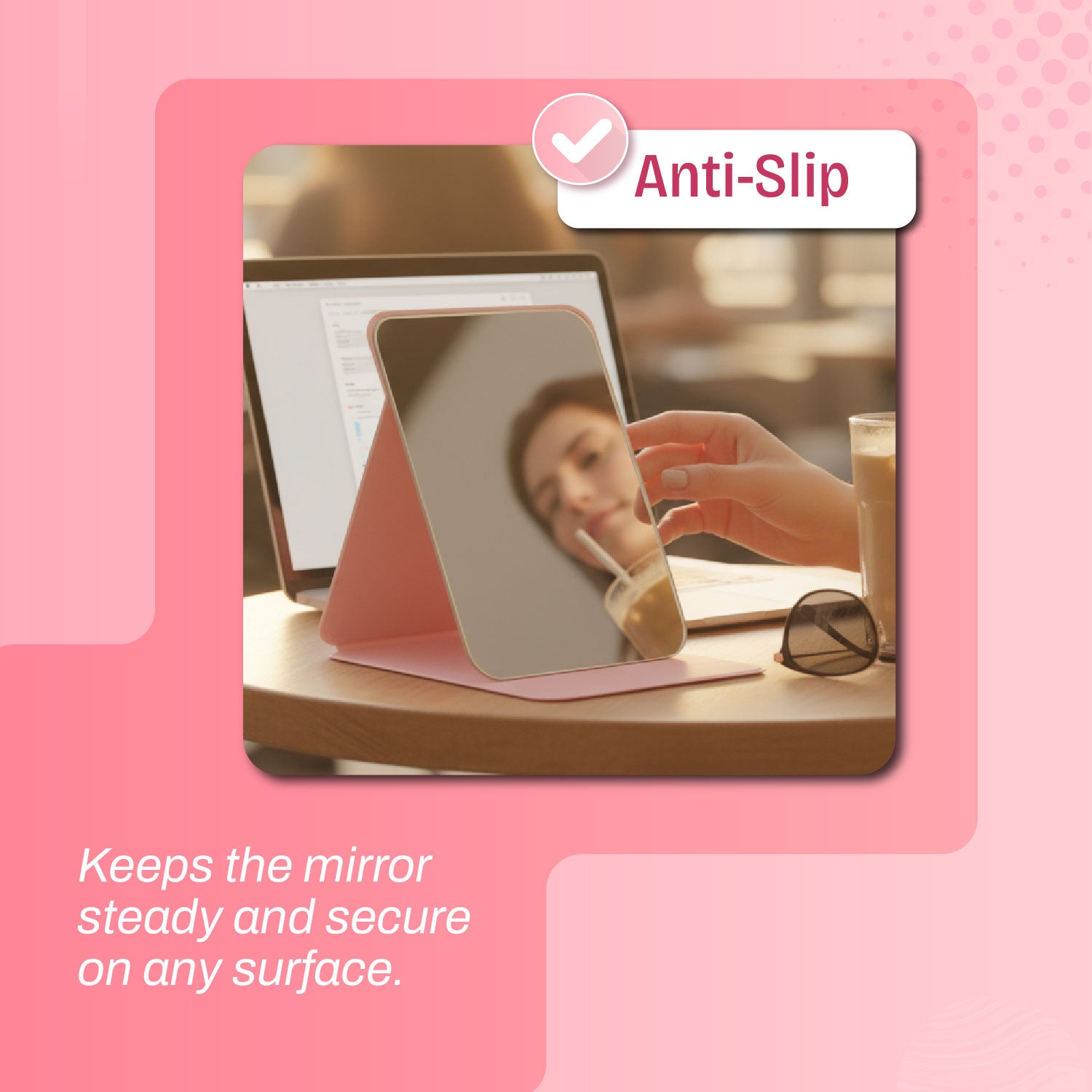 Foldie | Foldable Makeup Mirror