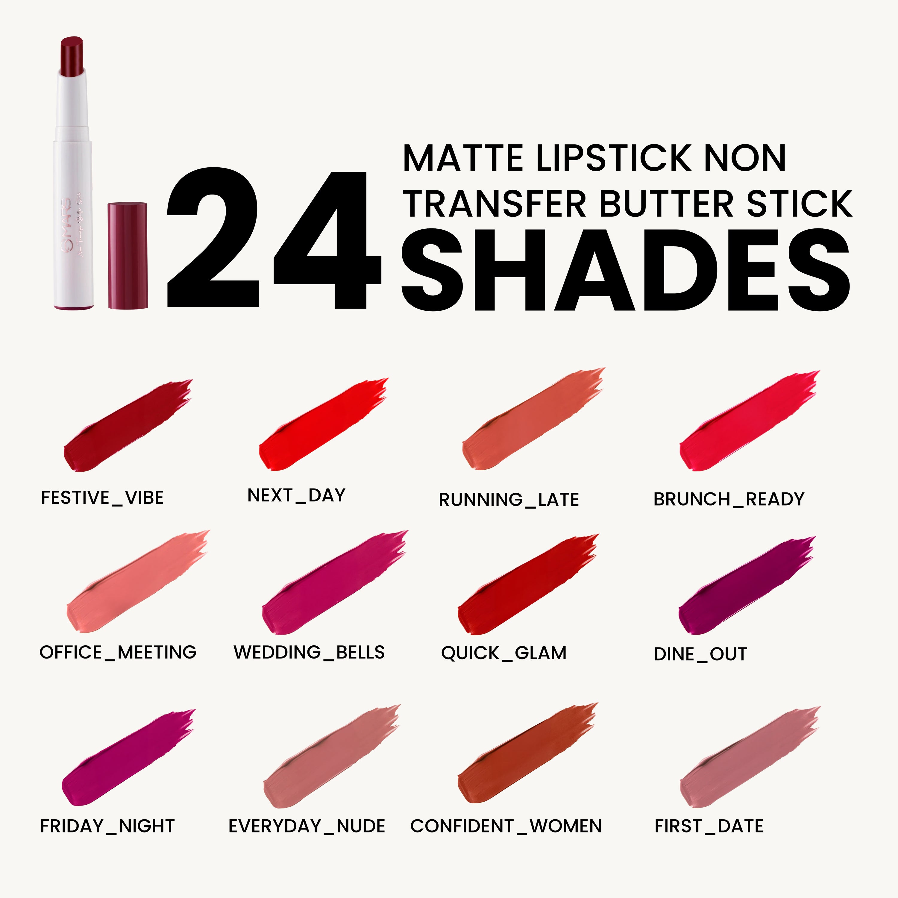 Matte Lipstick | Non Transfer Butter Stick