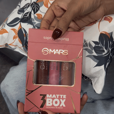 Matte Lipsticks Box | Set of 3