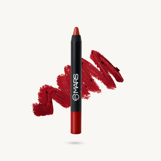 MARS Matte Lip Crayon Won't Smudge Won't Budge — Precise smudge-proof matte crayon lipstick for Indian conditions ₹279