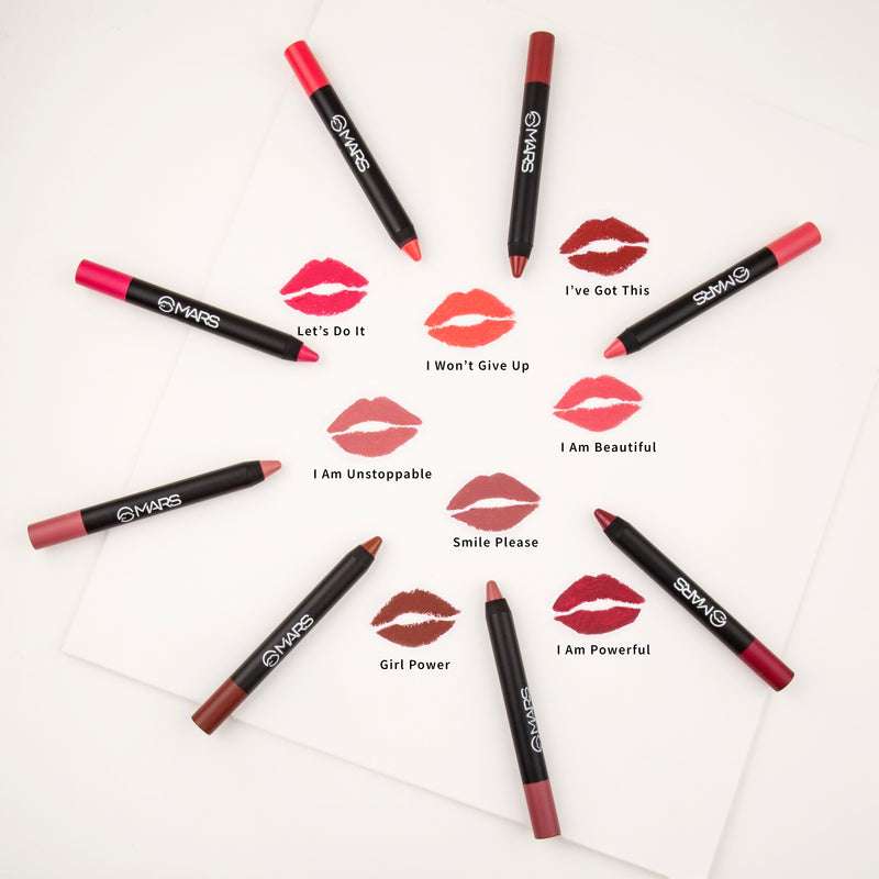 Matte Lip Crayon | Won't Smudge Won't Budge
